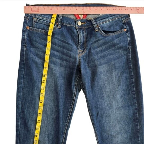 Lucky Brand Women's Jeans Size 10 W30 Charlie Skinny Blue Denim Embroidered - Picture 13 of 16